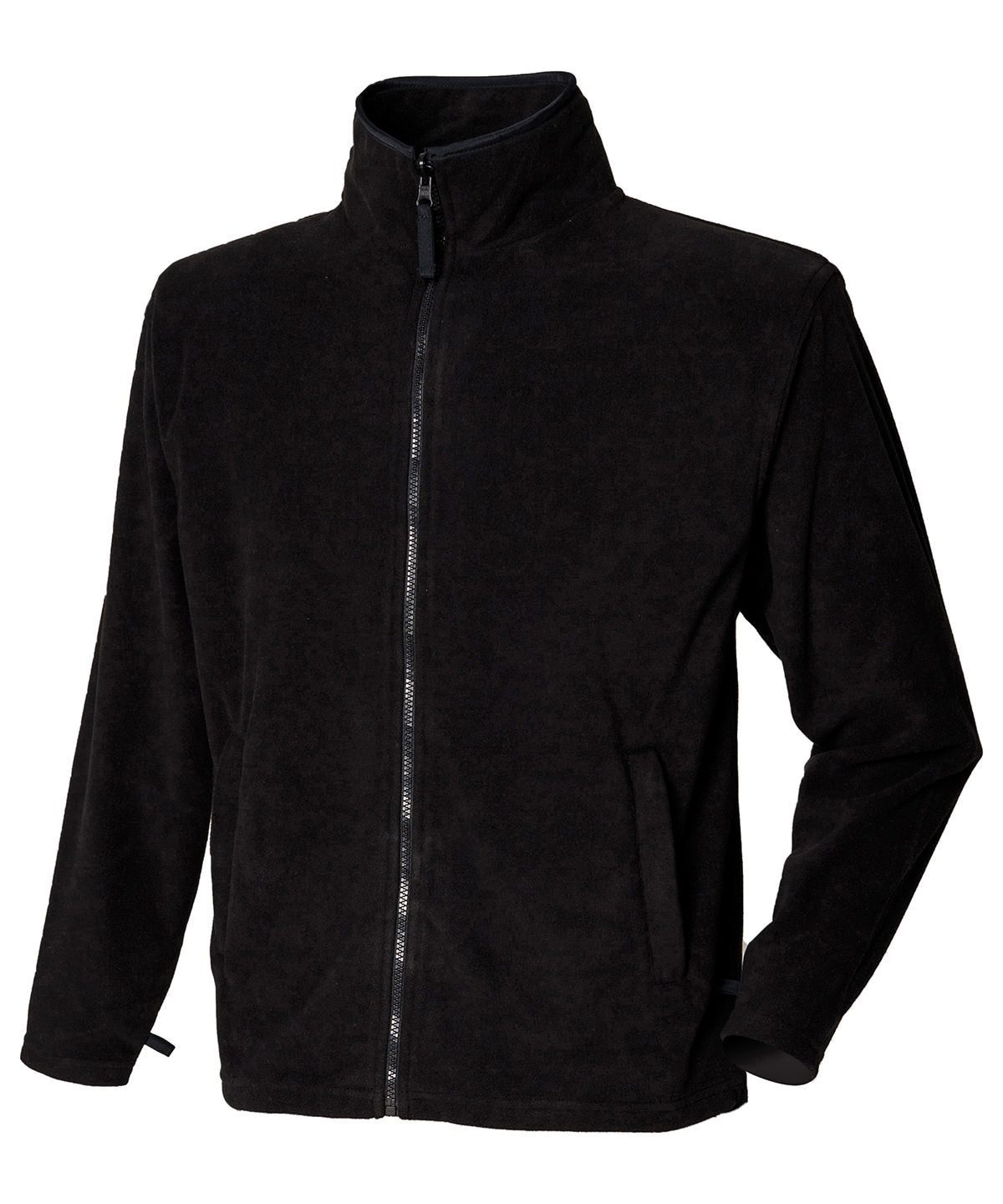 Henbury HB850 Microfleece jacket in Black*