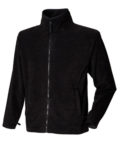 Henbury HB850 Microfleece jacket in Black*