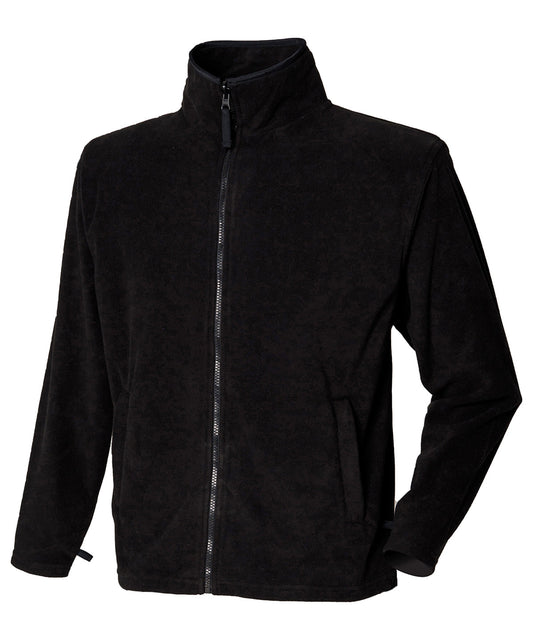 Henbury HB850 Microfleece jacket in Black*
