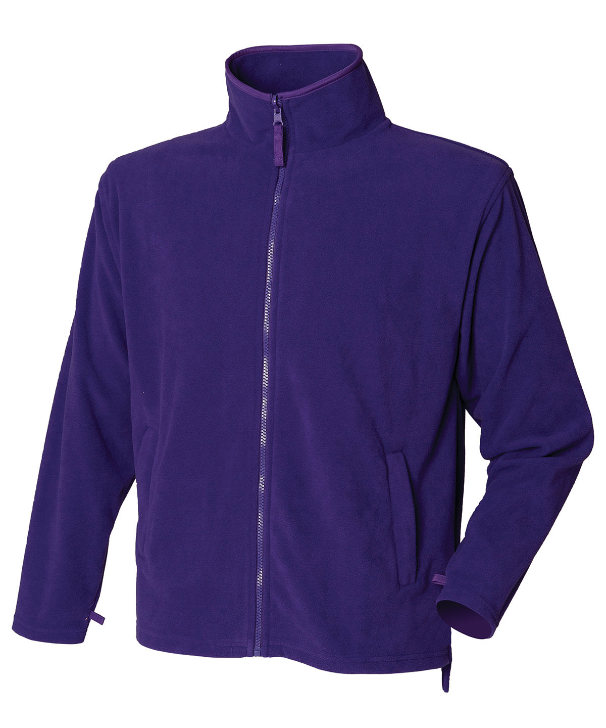 Henbury HB850 Microfleece jacket in Purple