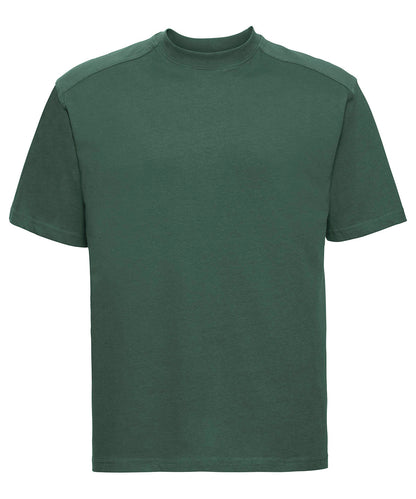 Russell Athletic J010M Workwear t-shirt in Bottle Green