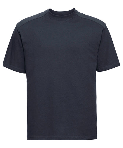 Russell Athletic J010M Workwear t-shirt in French Navy