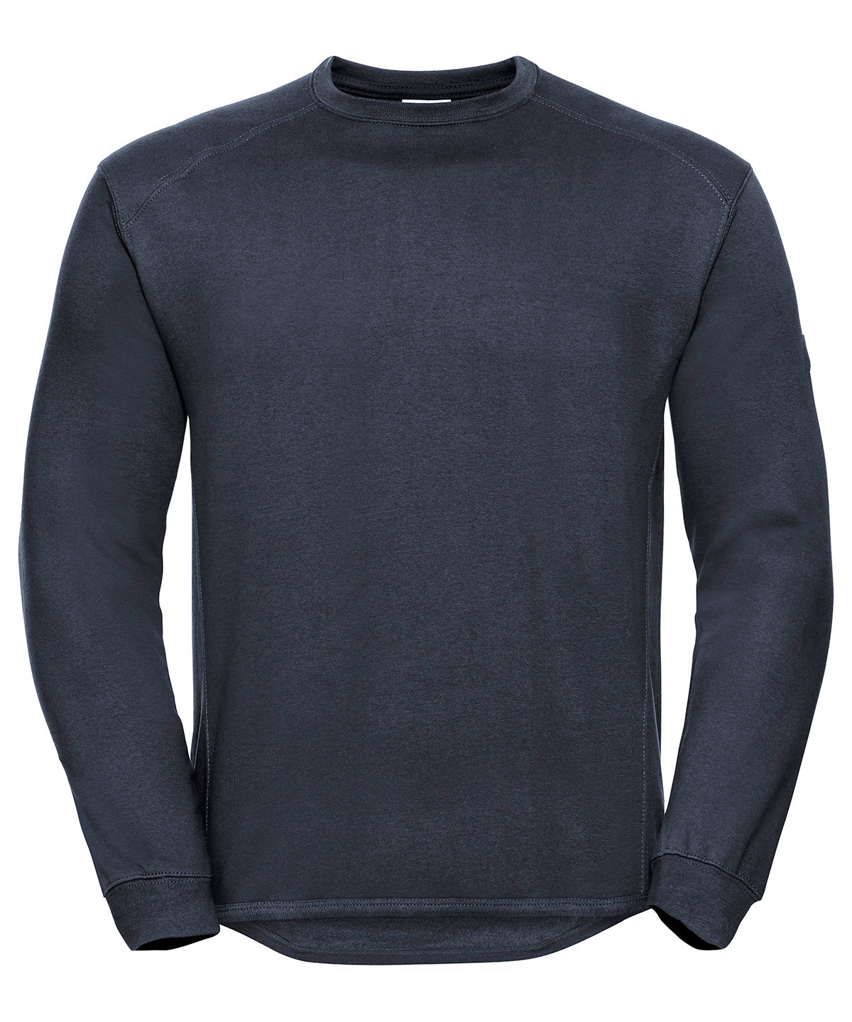 Russell Athletic J013M Heavy-duty crew neck sweatshirt in French Navy