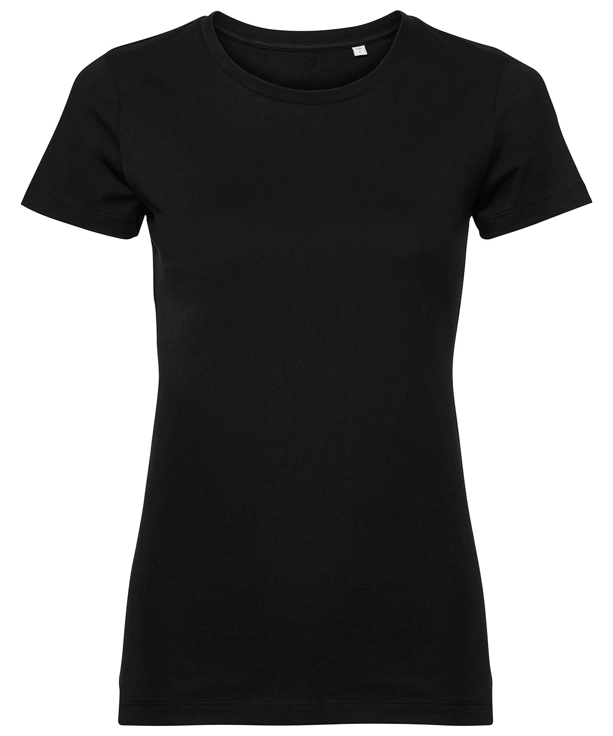 Russell Athletic J108F Women's pure organic tee in Black