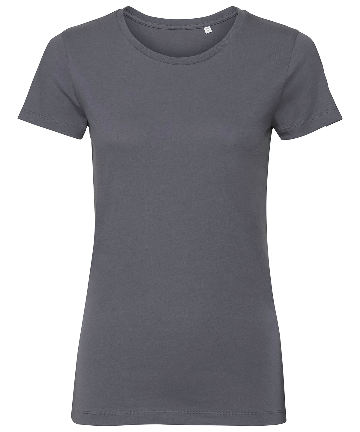 Russell Athletic J108F Women's pure organic tee in Convoy Grey