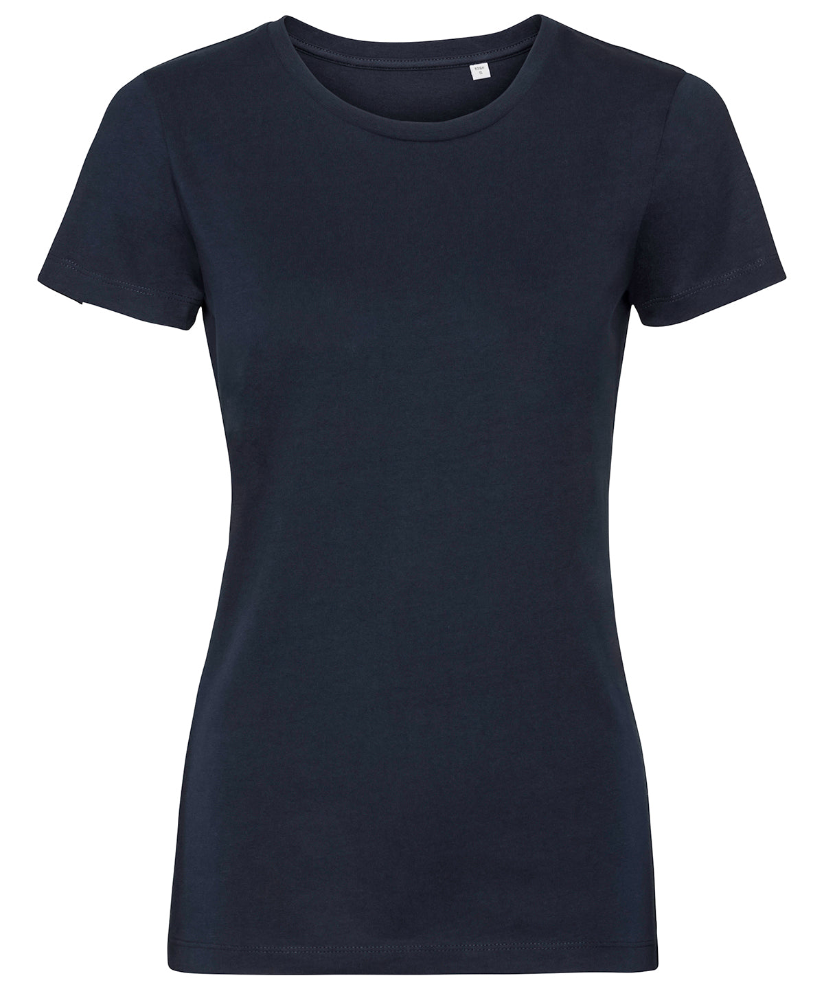 Russell Athletic J108F Women's pure organic tee in French Navy
