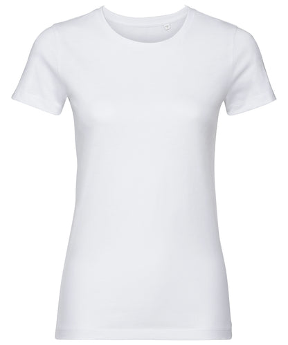 Russell Athletic J108F Women's pure organic tee in White