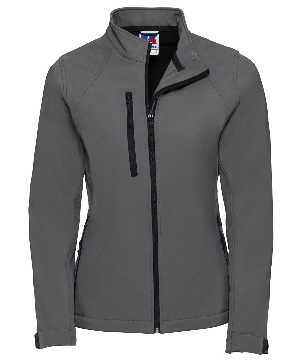 Russell Athletic J140F Women's softshell jacket in Titanium*