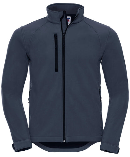 Russell Athletic J140M Softshell jacket in French Navy*