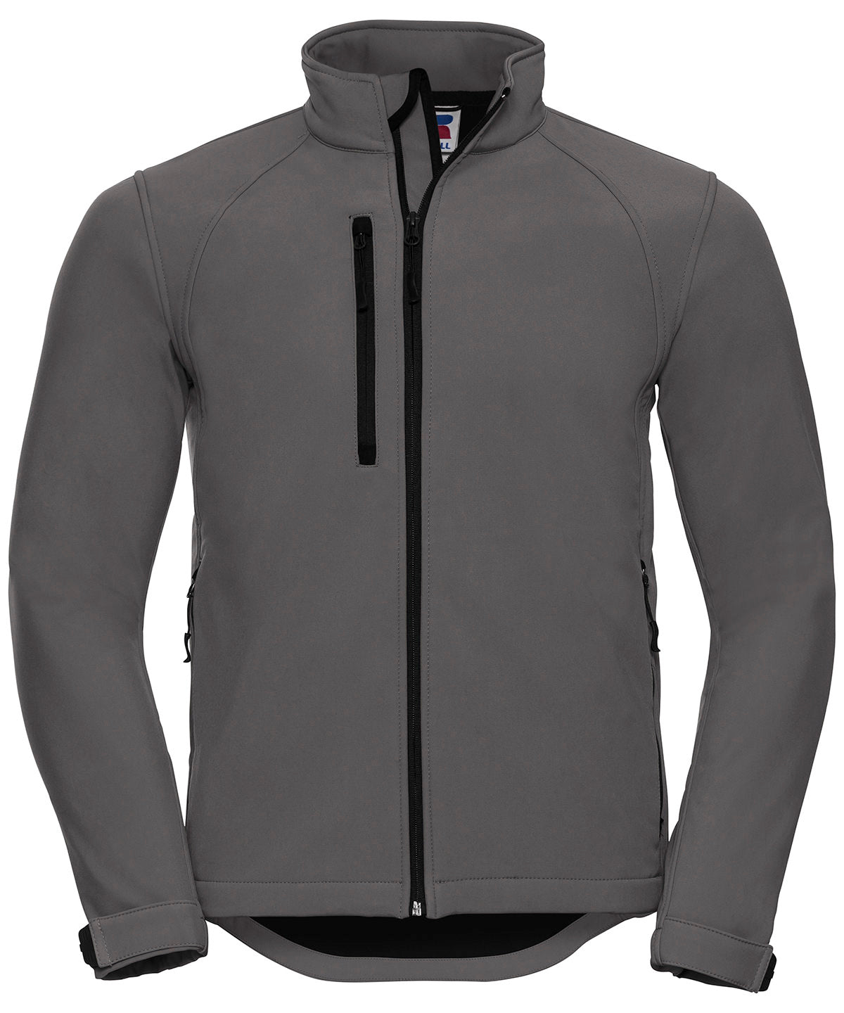 Russell Athletic J140M Softshell jacket in Titanium*