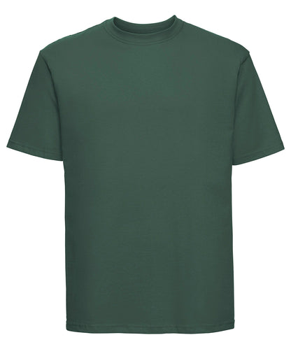 Russell Athletic J180M Super ringspun classic t-shirt in Bottle Green*