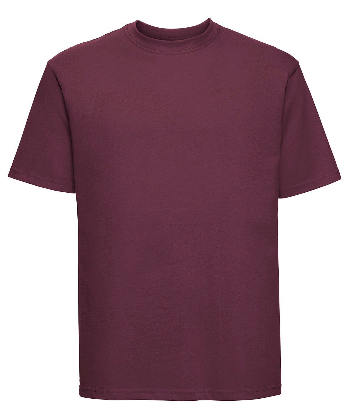 Russell Athletic J180M Super ringspun classic t-shirt in Burgundy