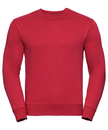 Russell Athletic J262M Set-in sleeve sweatshirt in Classic Red