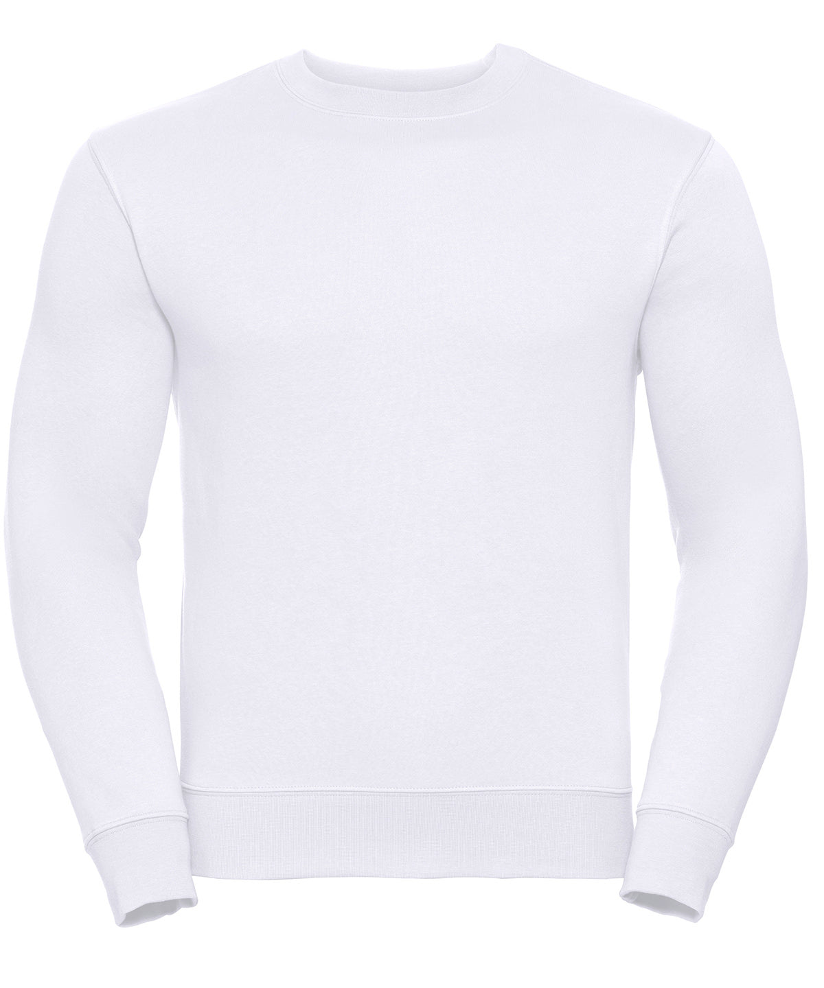 Russell Athletic J262M Set-in sleeve sweatshirt in White