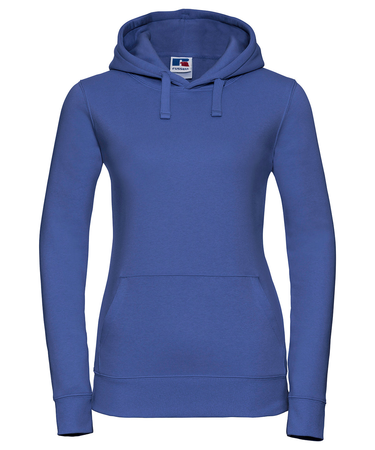 Russell Athletic J265F Women's authentic hooded sweatshirt in Bright Royal