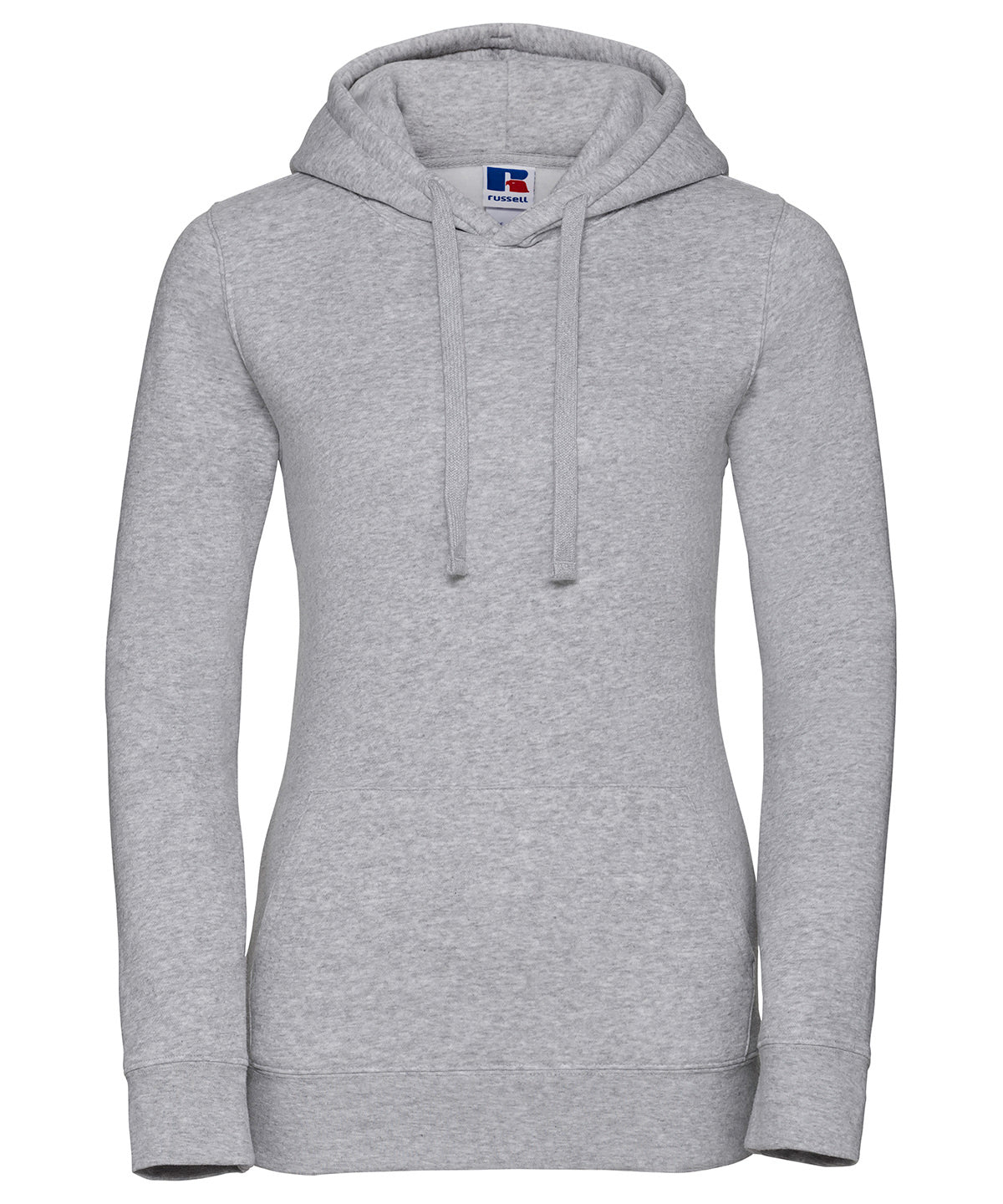 Russell Athletic J265F Women's authentic hooded sweatshirt in Light Oxford*