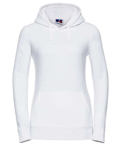 Russell Athletic J265F Women's authentic hooded sweatshirt in White