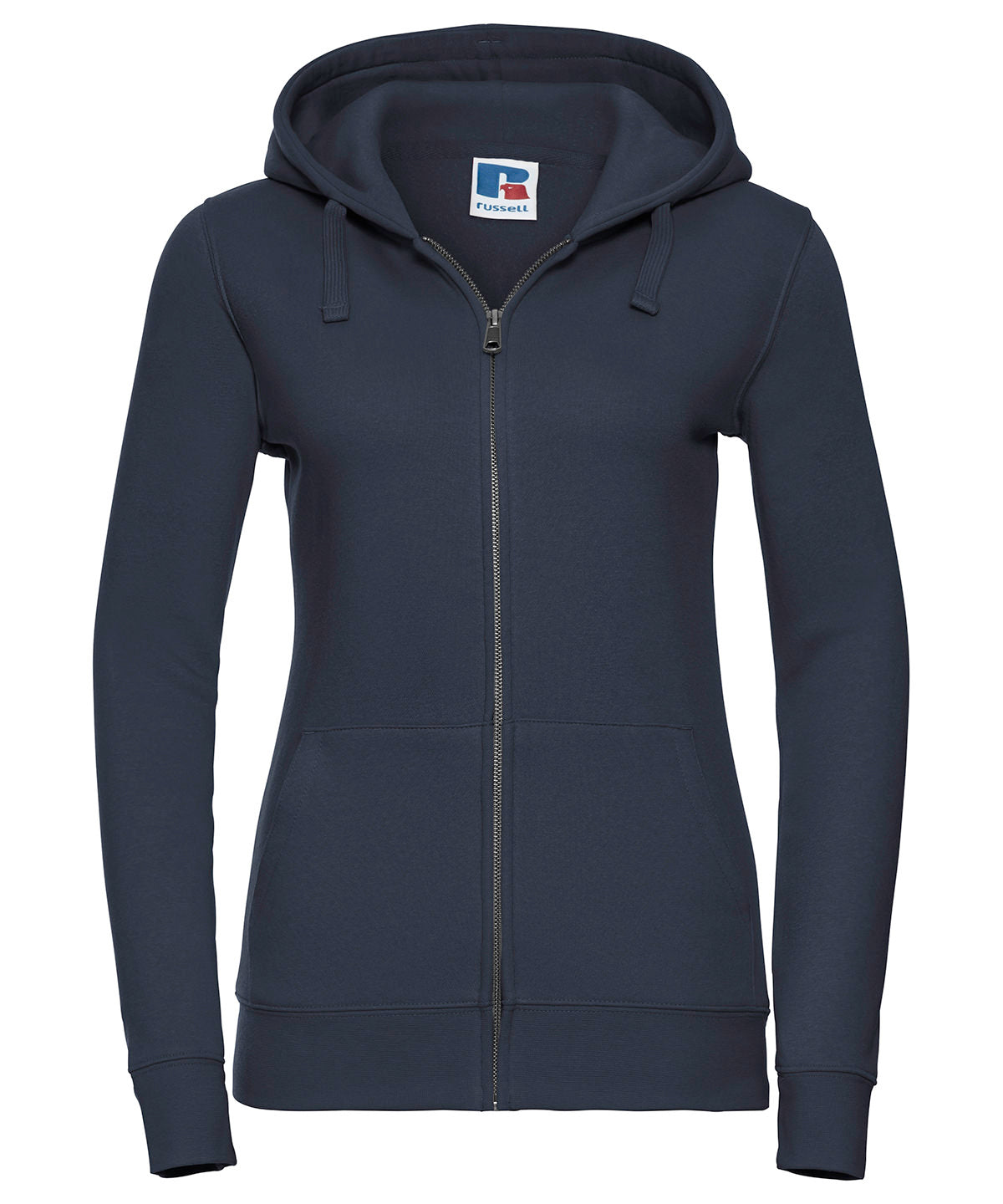 Russell Athletic J266F Women's authentic zipped hooded sweatshirt in French Navy*