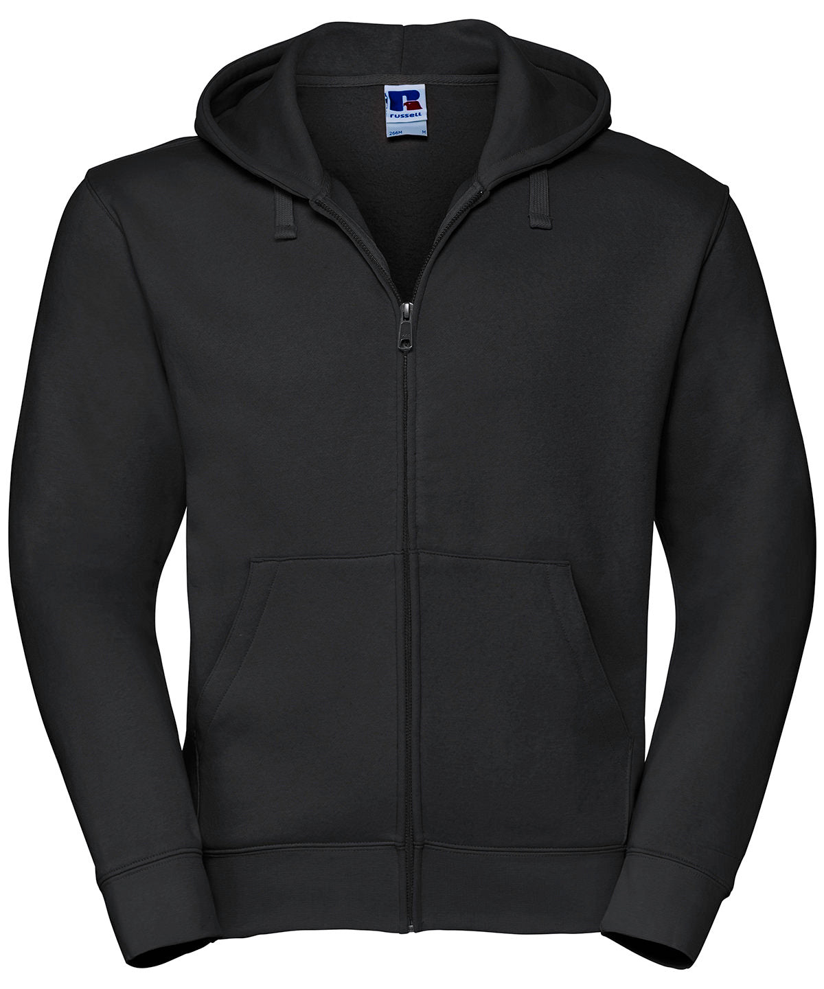 Russell Athletic J266M Authentic zipped hooded sweat in Black*†