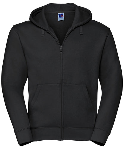 Russell Athletic J266M Authentic zipped hooded sweat in Black*†