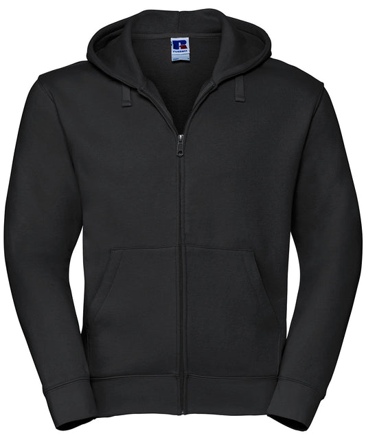 Russell Athletic J266M Authentic zipped hooded sweat in Black*†