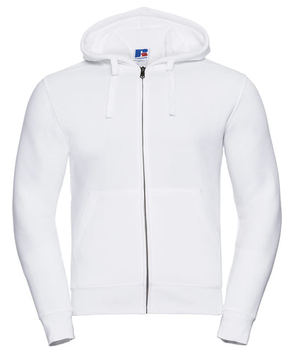 Russell Athletic J266M Authentic zipped hooded sweat in White