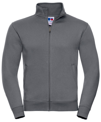 Russell Athletic J267M Authentic sweatshirt jacket in Convoy Grey
