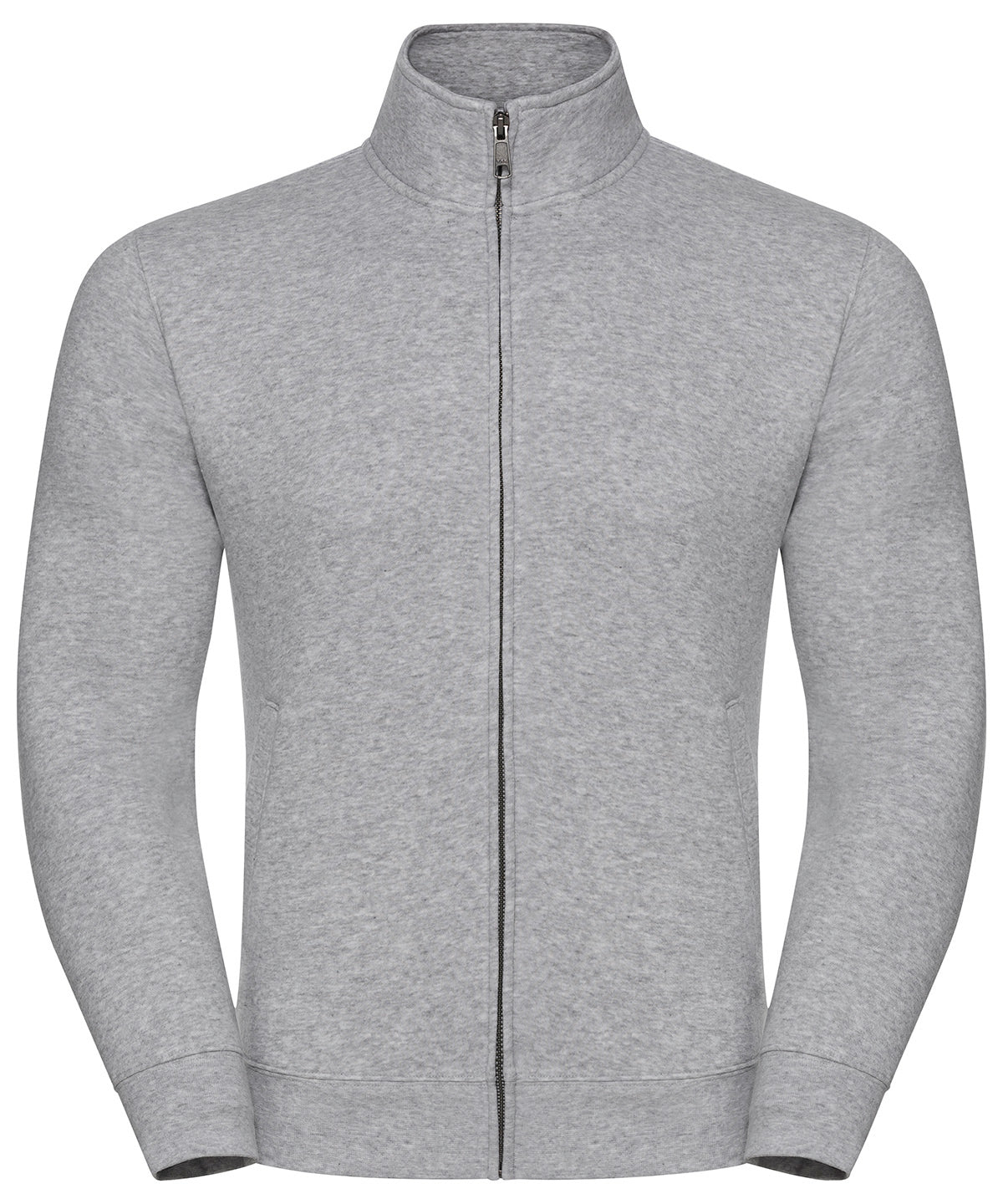Russell Athletic J267M Authentic sweatshirt jacket in Light Oxford*