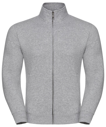 Russell Athletic J267M Authentic sweatshirt jacket in Light Oxford*