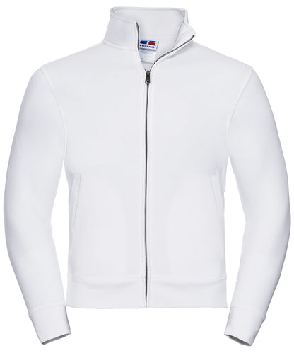 Russell Athletic J267M Authentic sweatshirt jacket in White