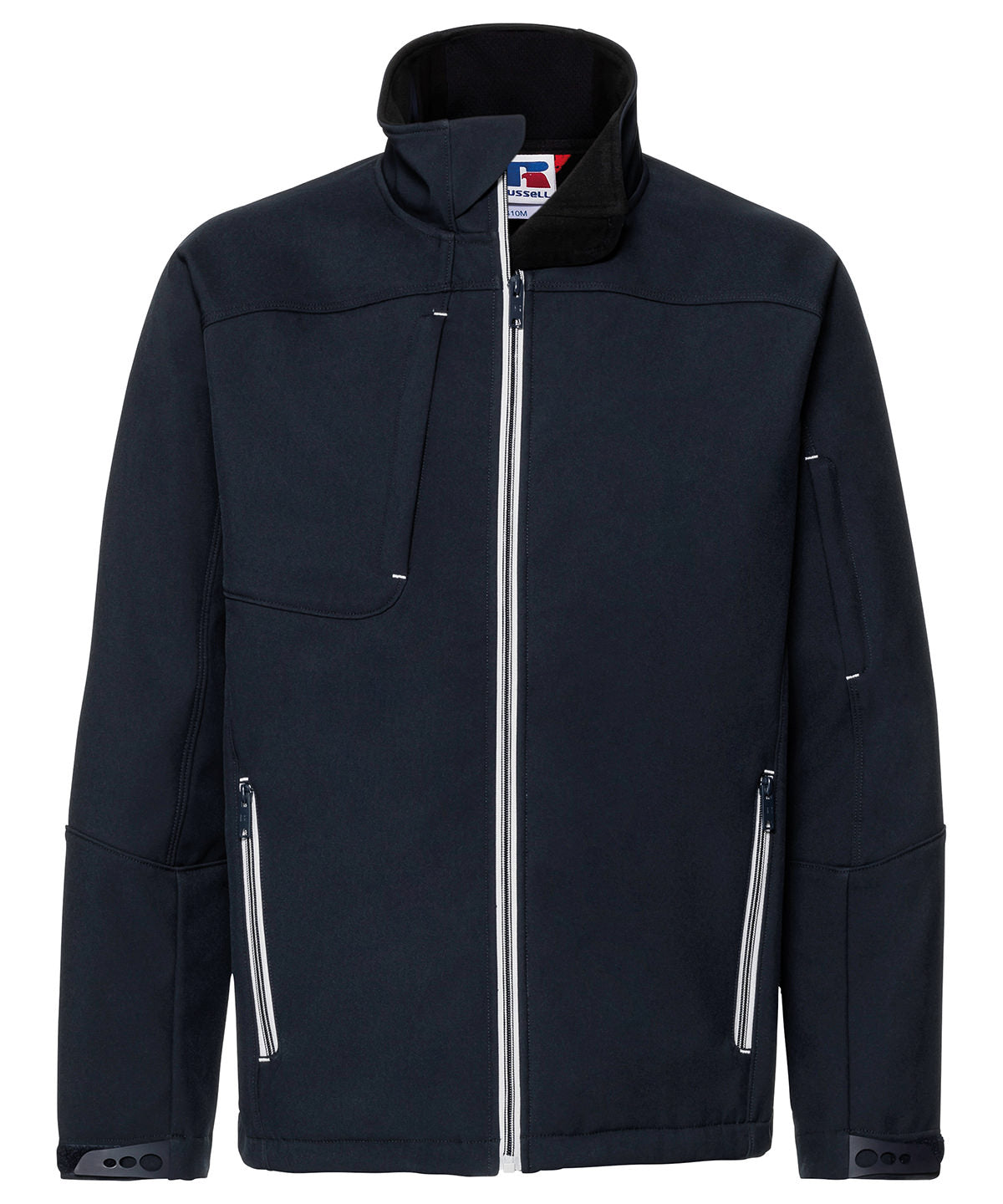 Russell Athletic J410M Bionic softshell jacket in French Navy