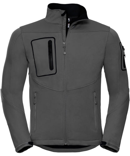 Russell Athletic J520M Sports shell 5000 jacket in Titanium