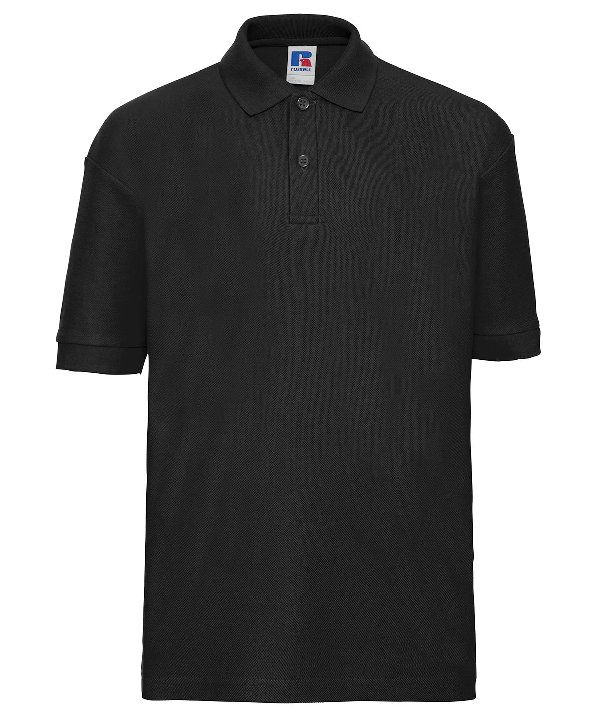 Russell Athletic J539B Kids polo shirt in Black
