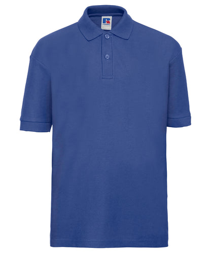 Russell Athletic J539B Kids polo shirt in Bright Royal