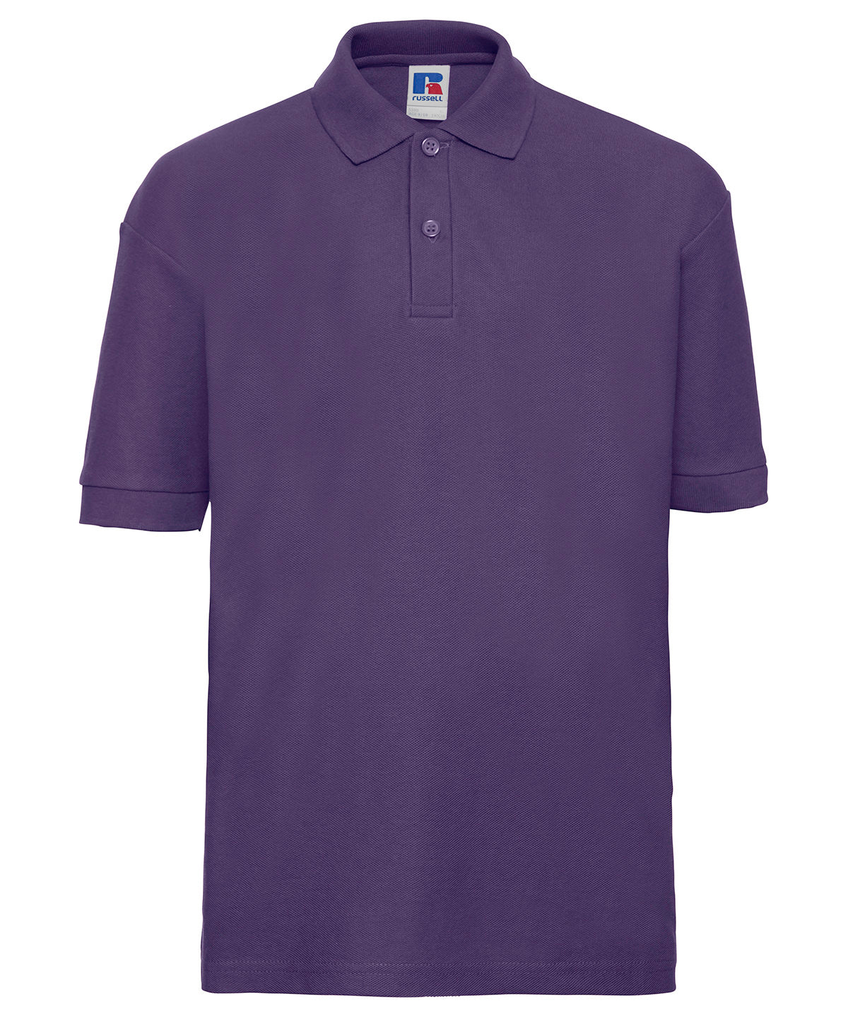 Russell Athletic J539B Kids polo shirt in Purple