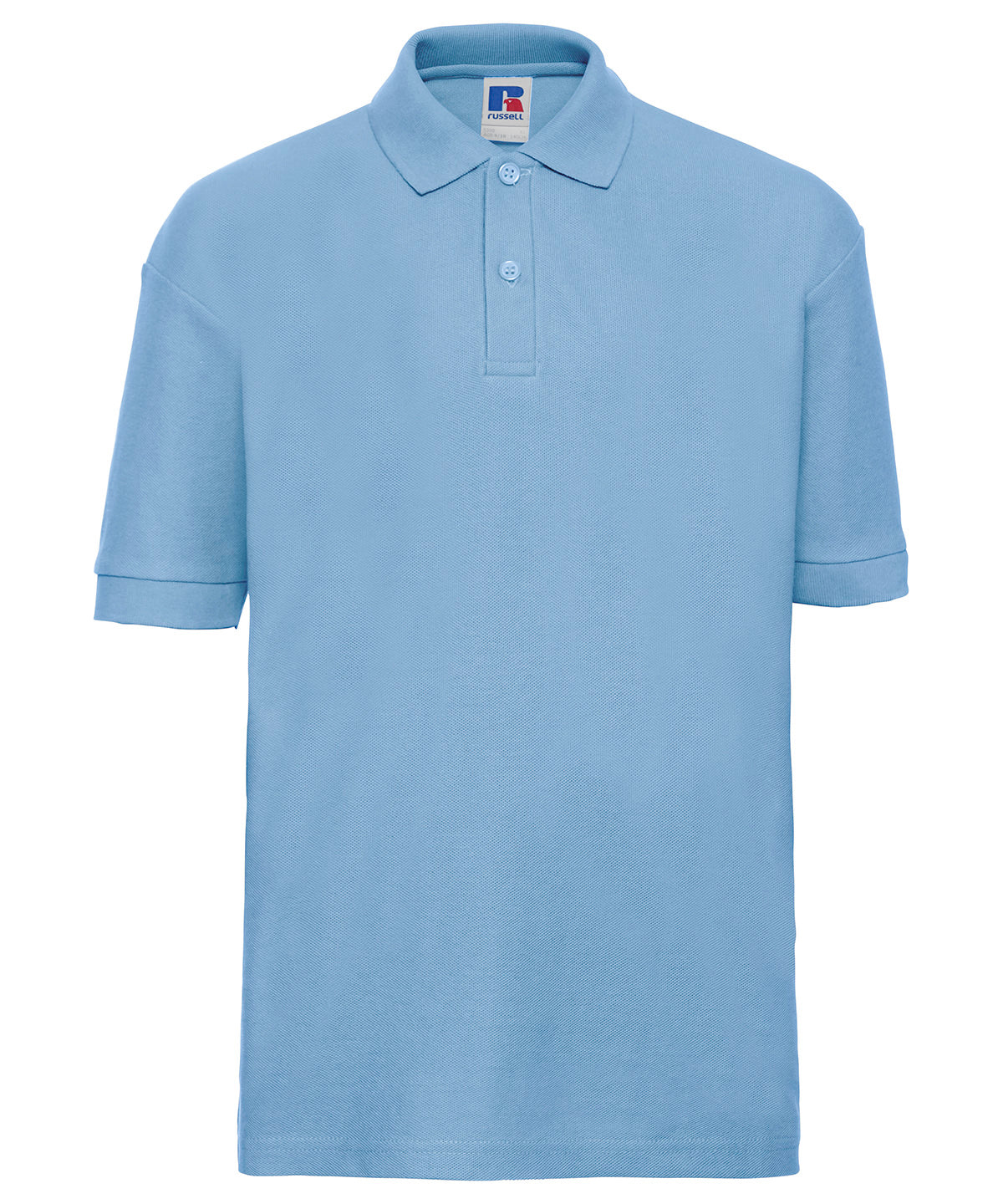 Russell Athletic J539B Kids polo shirt in Sky