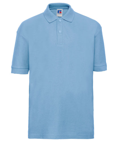 Russell Athletic J539B Kids polo shirt in Sky