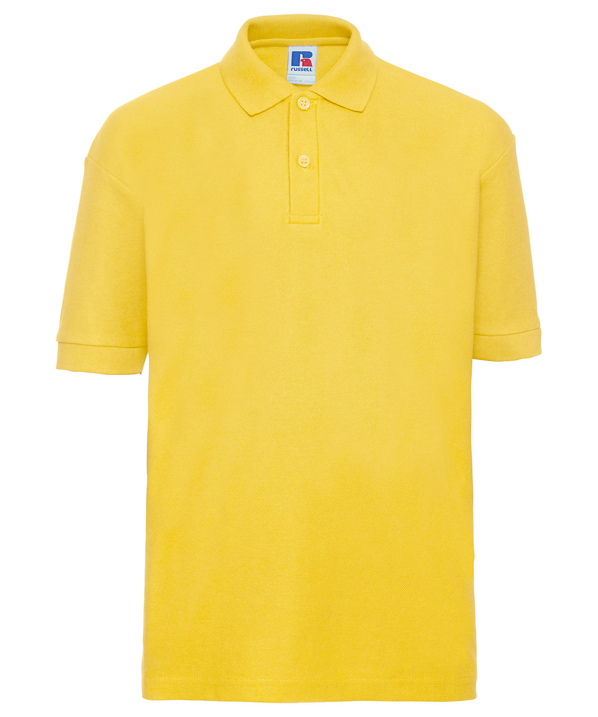 Russell Athletic J539B Kids polo shirt in Yellow