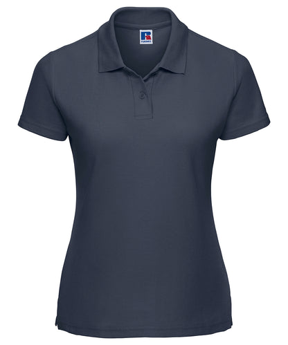 Russell Athletic J539F Women's classic polycotton polo in French Navy*
