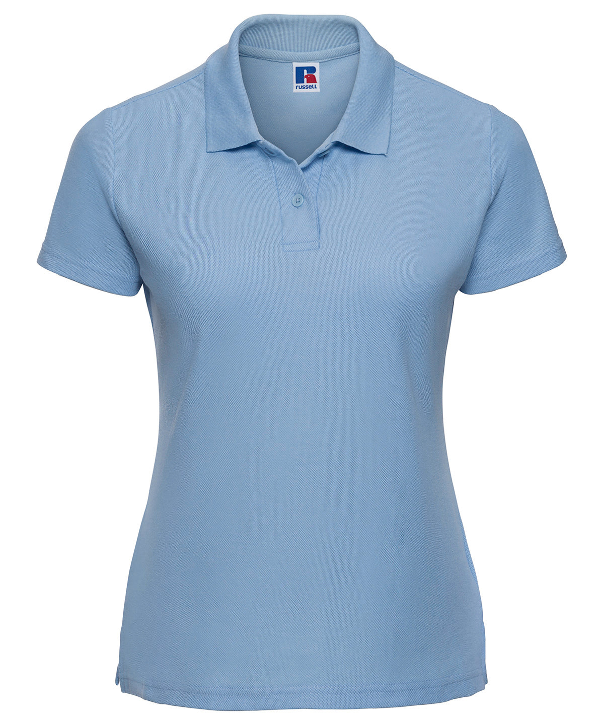 Russell Athletic J539F Women's classic polycotton polo in Sky