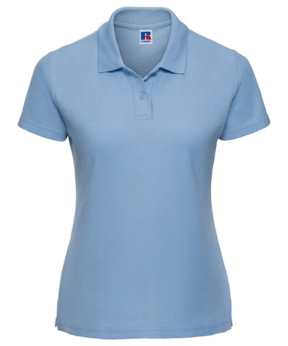 Russell Athletic J539F Women's classic polycotton polo in Sky