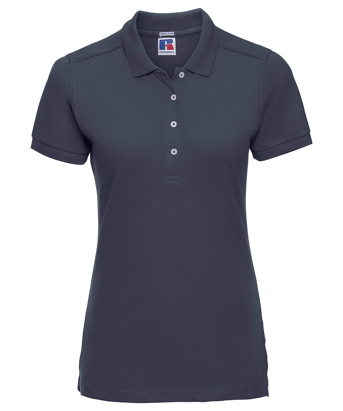 Russell Athletic J566F Women's stretch polo in French Navy