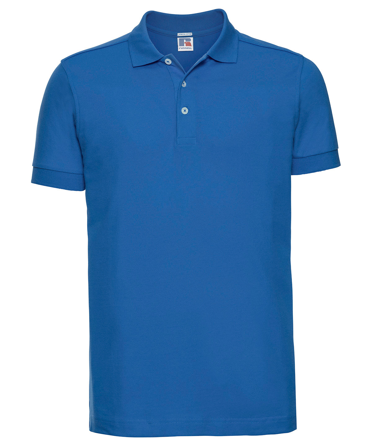 Russell Athletic J566M Stretch polo in Azure Blue