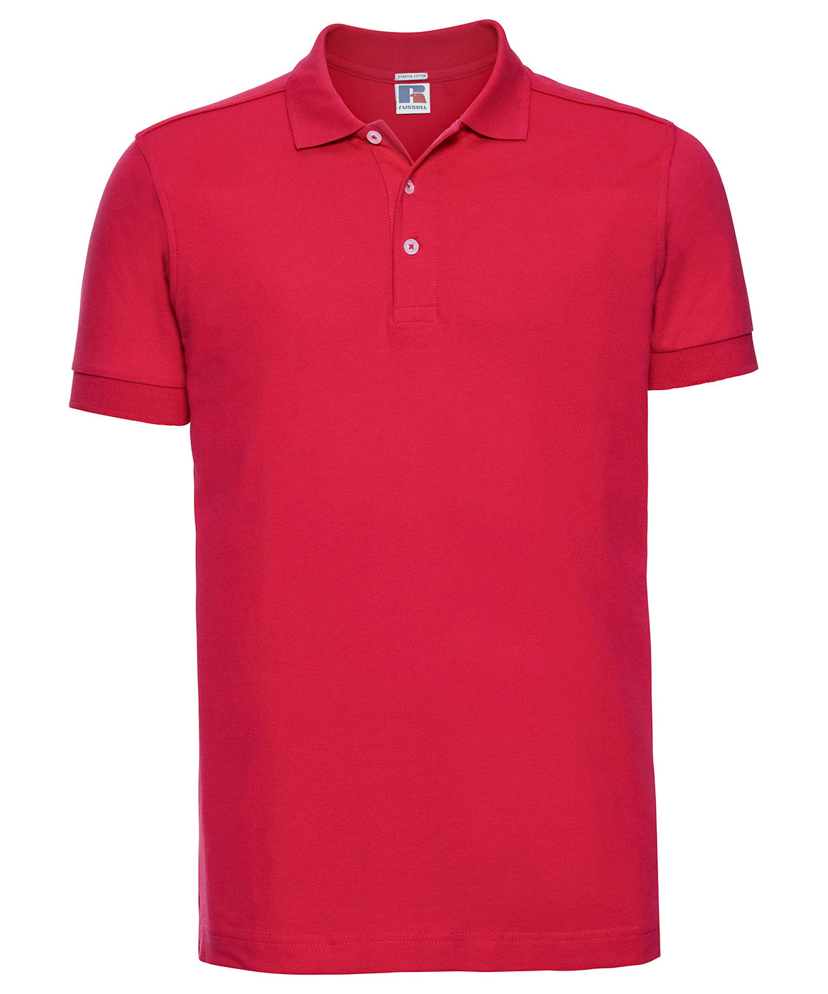 Russell Athletic J566M Stretch polo in Classic Red