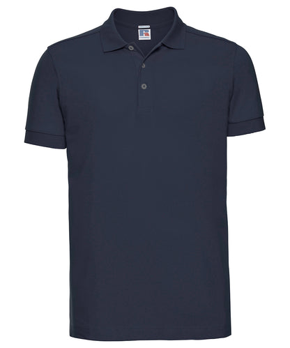 Russell Athletic J566M Stretch polo in French Navy