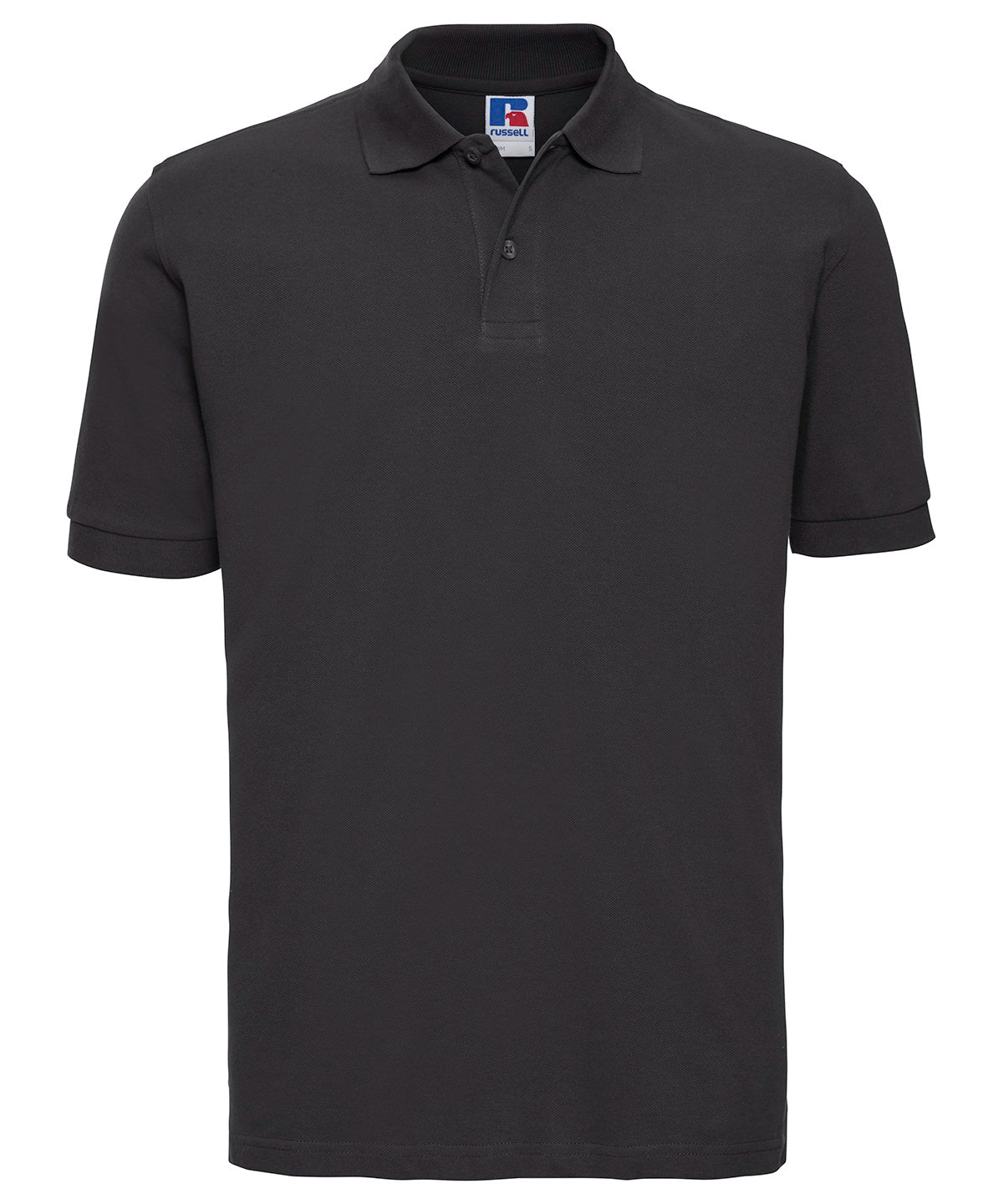 Russell Athletic J569M Classic cotton piqué polo in Black*