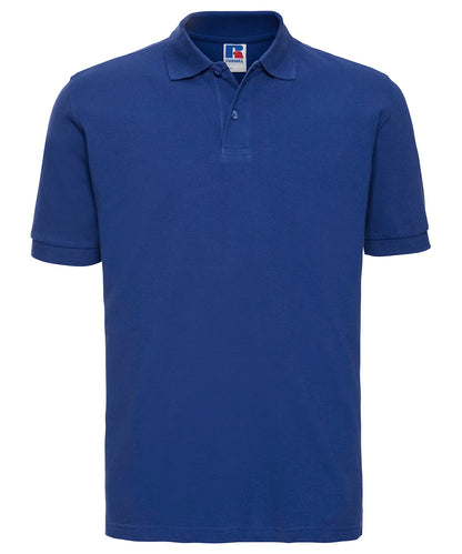 Russell Athletic J569M Classic cotton piqué polo in Bright Royal