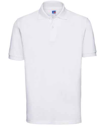 Russell Athletic J569M Classic cotton piqué polo in White*