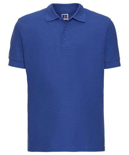 Russell Athletic J577M Ultimate classic cotton polo in Bright Royal