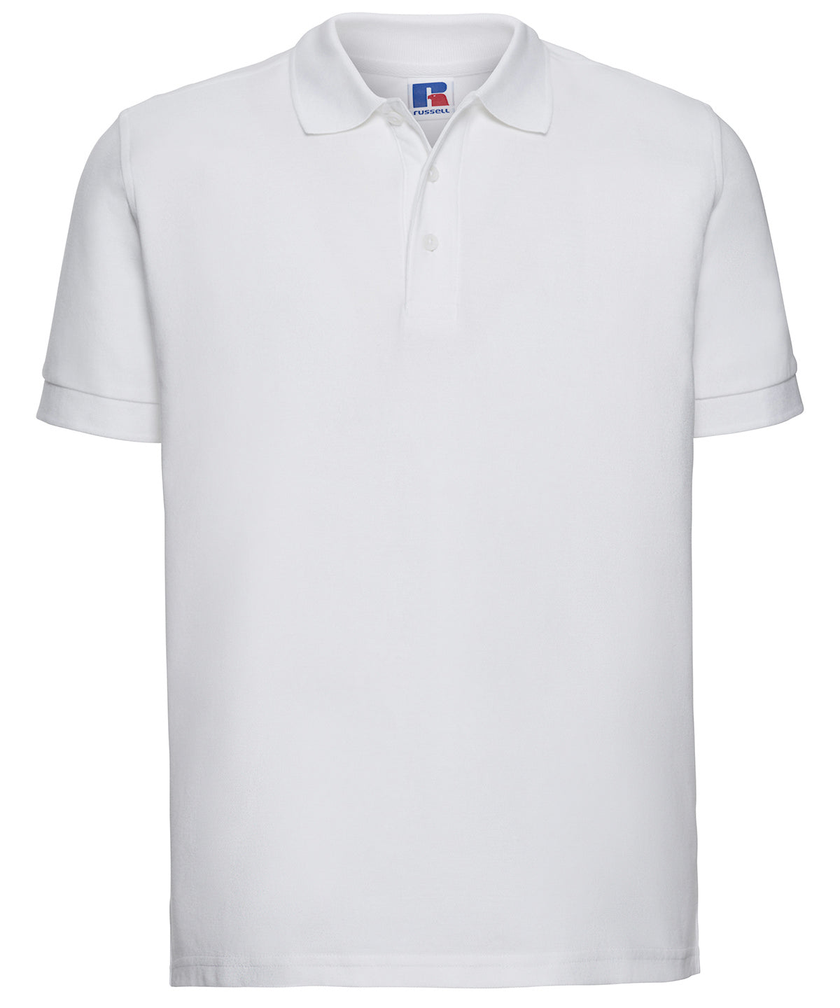 Russell Athletic J577M Ultimate classic cotton polo in White
